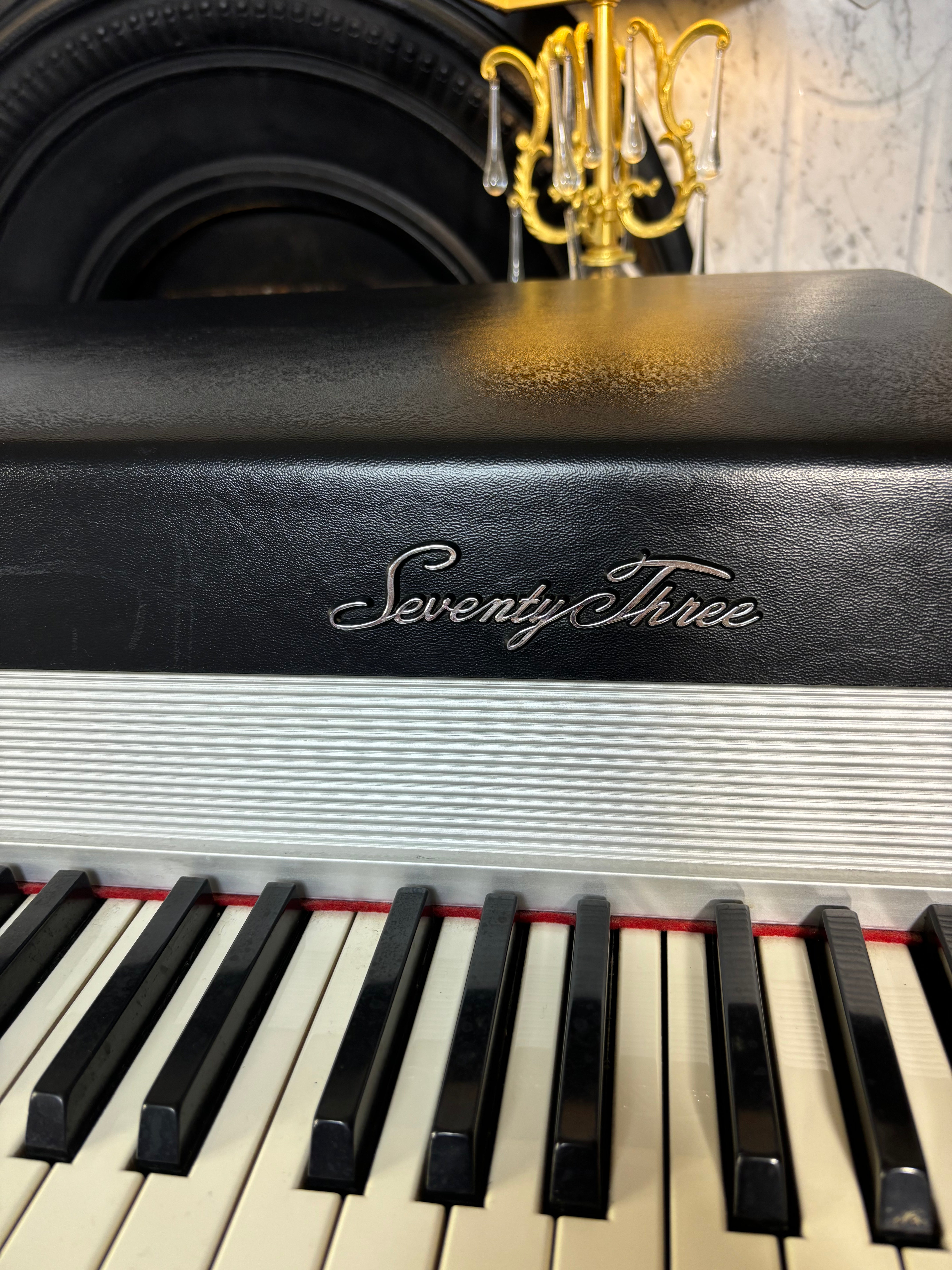 Rhodes Mark I –  Seventy Three – 1978 - Branding